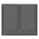 Hlect surface Maunfeld CVI594SF2DGR, induction, 4 burners, sensor, dark gray 1074557