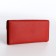 Women's wallet on magnet, red color