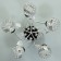 Roxanne chandelier 5he27 40w Black-chromium 60x60x27 cm Bayerlux
