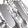 Vivien 37 cm chandelier, D 44 cm, 6x60W E27