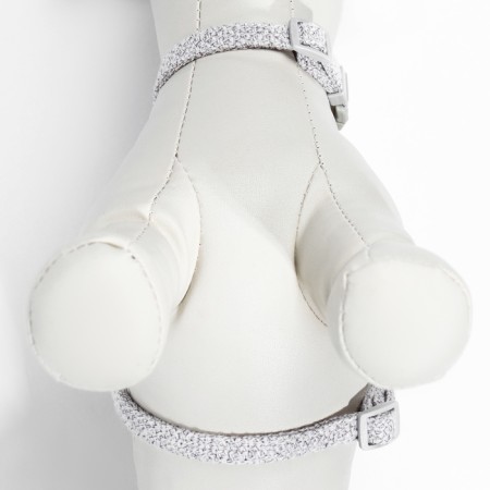 AMONICE SECTION "Mouse" with a soft harness, leash 120 x 1 cm, Osh 18-22 cm, fire 24-30 cm, gray-7