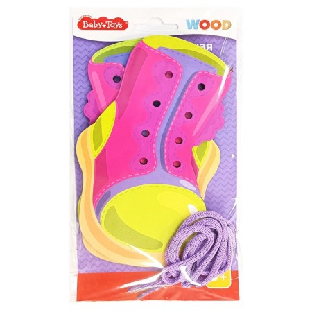 Wooden lacing "boots"-2