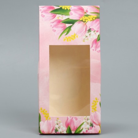Confectionery box, packaging, “March 8”, 9 x 19 x 6 cm-1