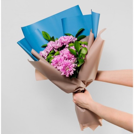 Flower Flower Flower Packing matte "beige", 0.5 x 9 m-4