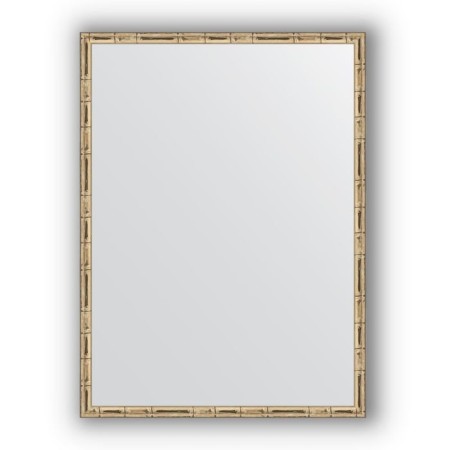 Mirror in the baguette frame - silver bamboo 24 mm, 57 x 77 cm, EvoForm