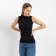 T -shirt female, black color, size 44 (m)