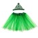 New Year's carnival set "Bright Christmas tree", 2 subjects: rim, skirt, for the New Year