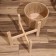 A set of wicker pots, 3 pcs, 29x29x22 cm, col. Dark beige