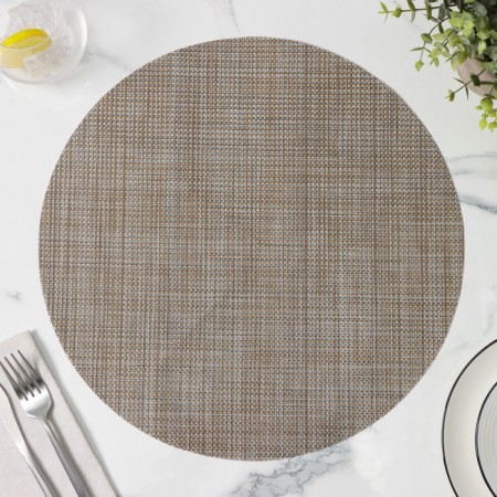 Serving napkin on the table "DI", d = 38 cm, color gray color-3