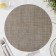 Serving napkin on the table "DI", d = 38 cm, color gray color
