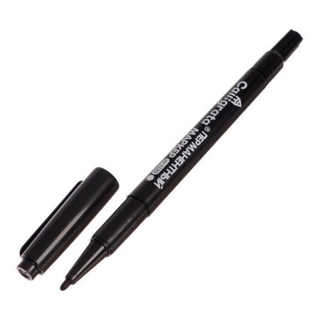 Calligrata marker, double -sided, round, 2 mm/0.7 mm, black-1