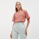 Women's T-shirt Minaku Oversize Fit: dusty pink color, rn 50