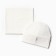 Kit (hat, snood) for a girl, milk color, size 52-54