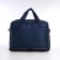 Road bag with lightning, with an increase, external pocket, long belt, blue color