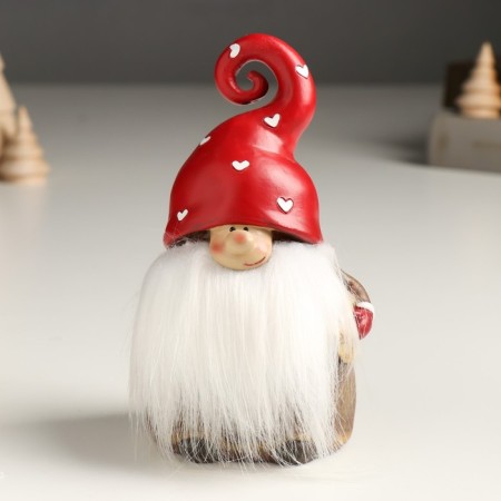 Polystone souvenir "Dwarf in red cap" MIX 6x6.5x14.5 cm-1