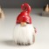 Polystone souvenir "Dwarf in red cap" MIX 6x6.5x14.5 cm