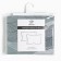 Pillow Pillowcase "Ethel" Mint Leaves 50x70 cm-2 pcs, 100% cotton, perkal
