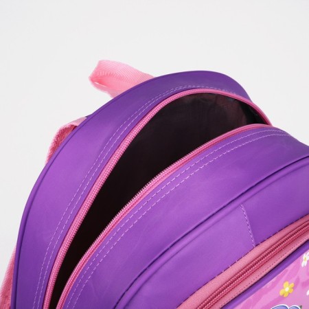 Baby backpack on lightning, 3 outer pockets, purple color-6