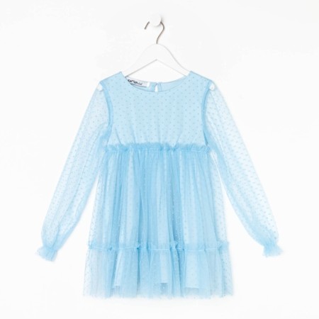 Платье для девочки KAFTAN, размер 38 (146-152 см), цвет голубой-6
