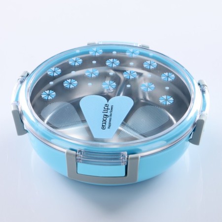 Lunch-Box "Toloza", 300 ml, 17.5 x 17.5 cm, blue