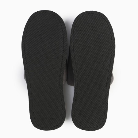 Male slippers, gray color, size 40-41-2