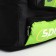 A thyroid backpack with an increase in 55l, 5 external pockets, green color