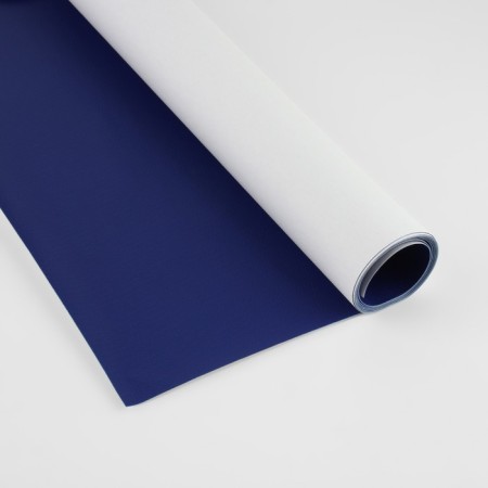 Artificial leather, with an adhesive base, 137 × 50 cm, 0.5 mm, dark blue color-2