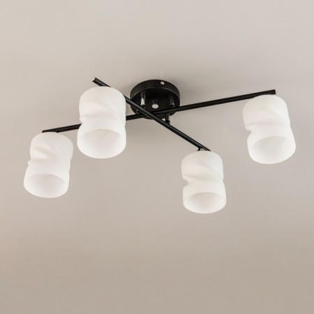 Ceiling chandelier "NILS" E27 4x60 watts-5
