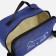 Cosmetic bag with a zipper, with a lining, blue color