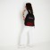 Backpack Bookhound School Textile, with pocket, black/burgundy color