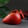 Figure Kashpo "Amphora" Bordeaux/copper, 21x14x12 cm
