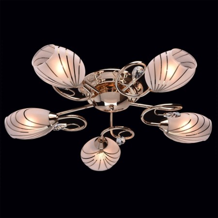 Cellular Cell "Fiesta" 5x60W E14 gold 65x65x13cm-1