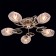Cellular Cell "Fiesta" 5x60W E14 gold 65x65x13cm