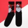 New Year's socks KAFTAN "Santa" size 41-44 (27-29 cm), black color