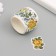 Stick Paper "Garden flowers" d = 3 cm 100 pcs in a roll 3.5x3.5 cm