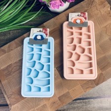 Silicone form for ice lenardi, size 19x10x2 cm
