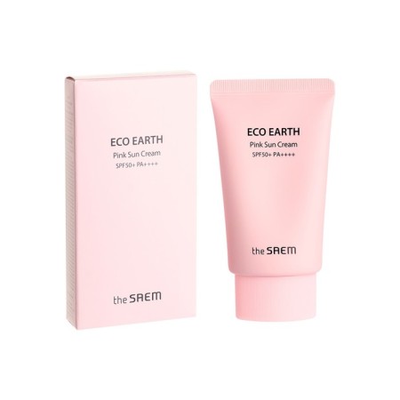 Sunscreen cream for sensitive skin Eco Earth Pink Sun Cream