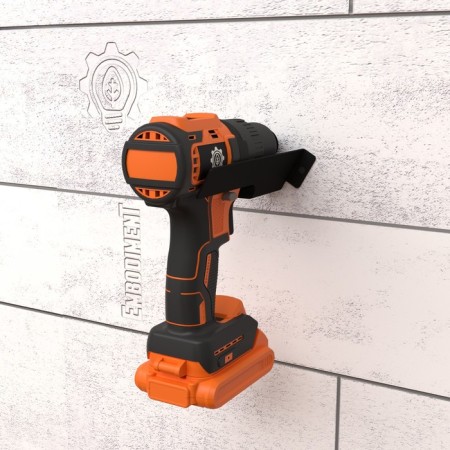 Holder for convenient storage of screwdrivers, wall, black