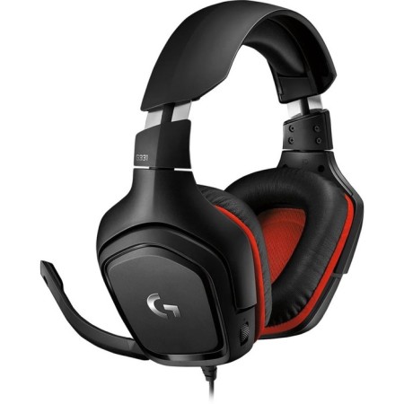 Headphones with Logitech G331 Microphone Black/Red 2M Monitor Belief (981-000758)-1