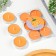 Set of candles of tea aromatic, 6 pcs, orange