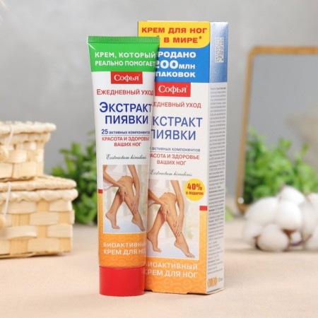 Feet cream with leech extract 125 ml