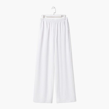 Women's costume (tunic, trousers) minku: casual collection color white, size 58-7