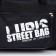 Road bag on lightning, 3 external pockets, a long belt, black color