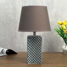 Table lamp 32165/1 E14 40W gray 20x20x34 cm Risalux