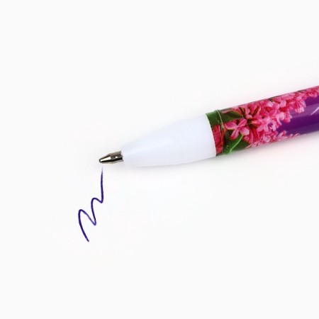 Ballic handle, blue paste, 0.5 mm, plastic "since March 8"-1