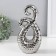 Souvenir Ceramics "Abstraction. Tentacles" silver 12.5x7x25 cm