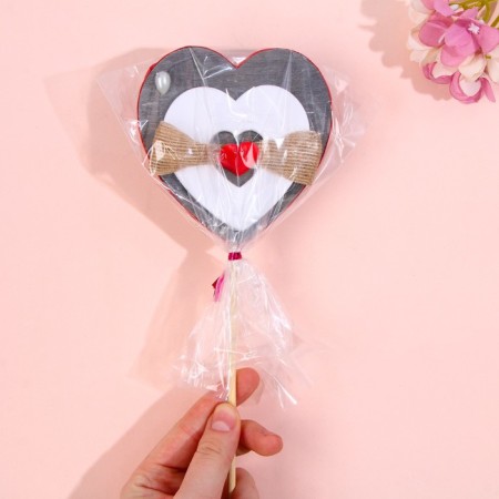 Decorative skewer "Heart" 30 cm-4