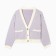 Cardigan female, lilac color, size One size 42-46
