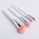 Set "since March 8": Makeup brushes 4 pcs, comb