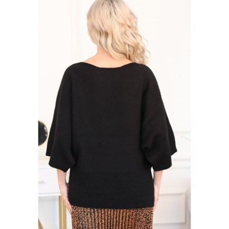 Female jumper, size 50, black color-1